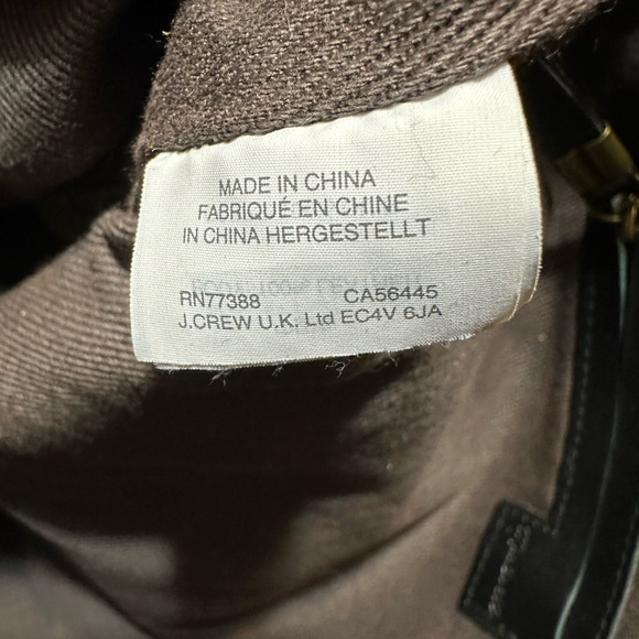 J. Crew Black Leather Tote with Strap Like New! Shoulder or Tote - Picture 9 of 10